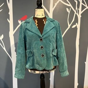 Live A Little Cropped Corduroy Jacket FREE Shipping